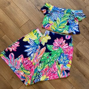 EUC LILLY PULITZER MANSI SET — SIZE XS